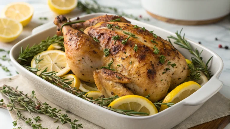 Oven-Baked Lemon Herb Chicken: Crispy, Zesty, Zero Fuss
