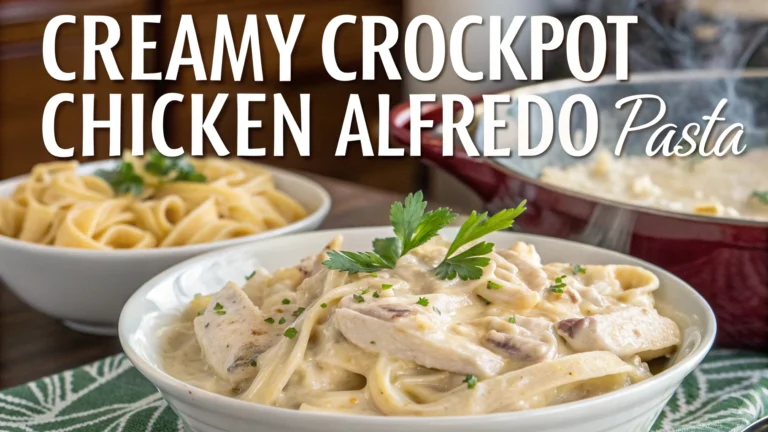 Creamy Crockpot Chicken Alfredo Pasta You’ll Crave Nightly