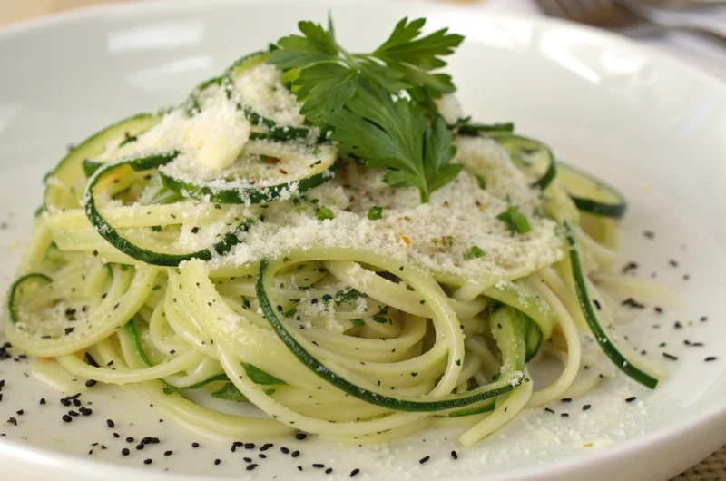 Low-Carb Zucchini Noodles Alfredo That Feels Like a Cheat Meal