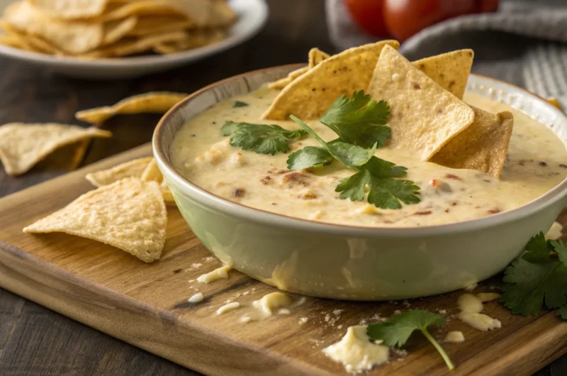 Homemade White Mexican Cheese Dip: The Party Melt You Need