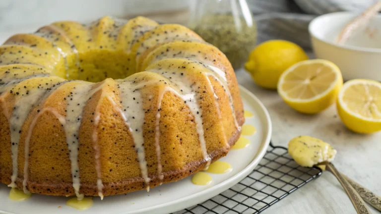 Zesty Lemon Poppy Seed Bundt Cake That Steals the Show