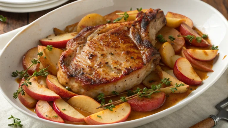 One-Pan Pork Chop with Apples: Weeknight Hero, Weekend Flavor