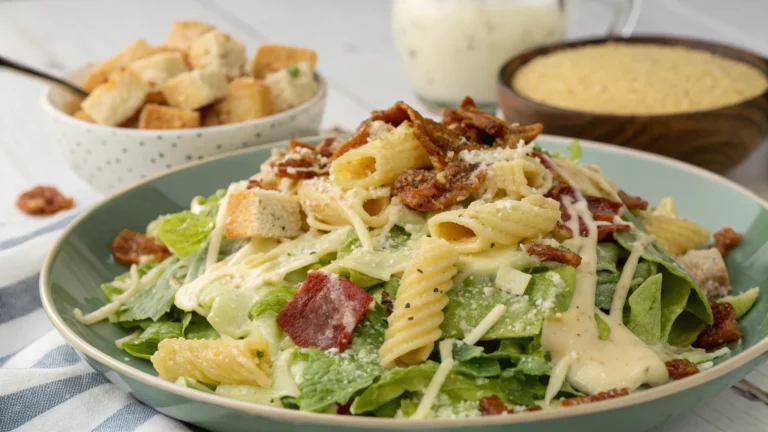 Creamy Caesar Pasta Salad That Steals the Picnic Spotlight