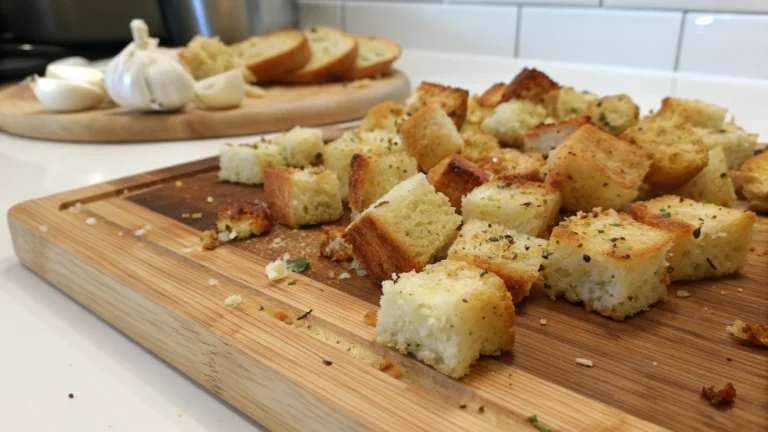 Easy Garlic Homemade Croutons: Crispy, Golden, Addictive