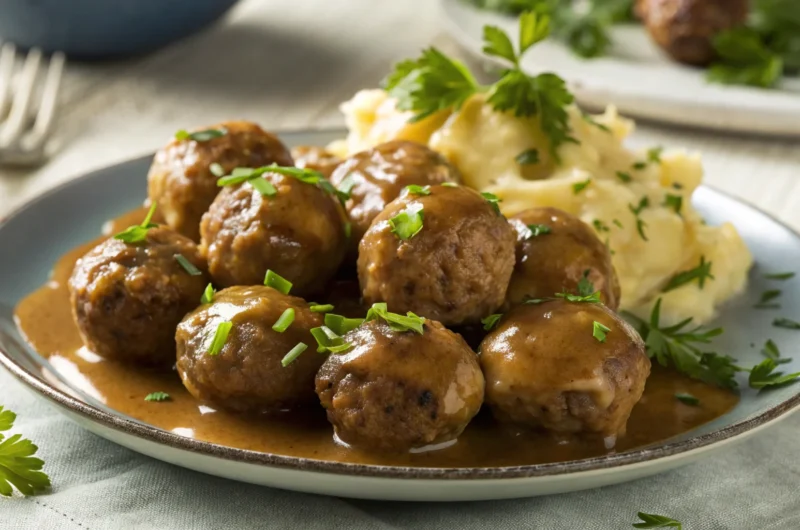 Classic Swedish Meatballs with Gravy: Cozy, Creamy, Unstoppable