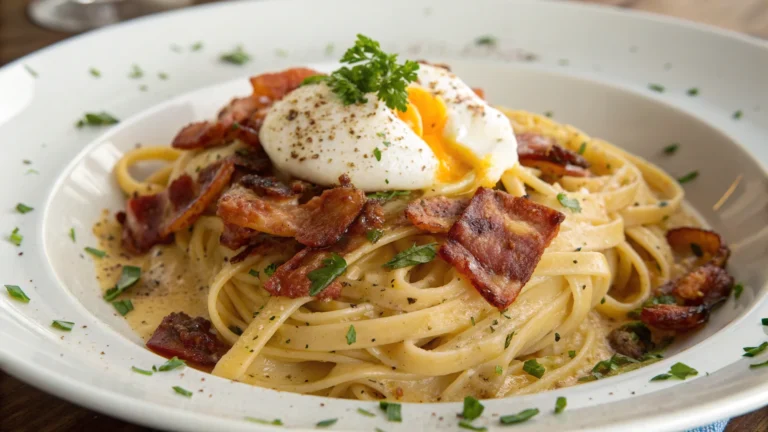 Bacon & Egg Carbonara: Weeknight Pasta That Slaps