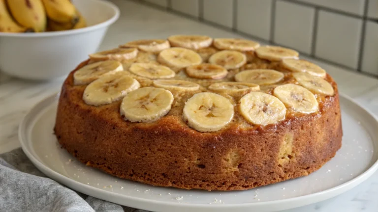 One-Bowl Banana Cake Recipe