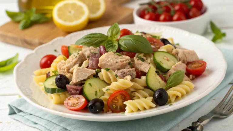 Mediterranean Tuna Pasta Salad That Slaps: Fresh, Fast, Addictive