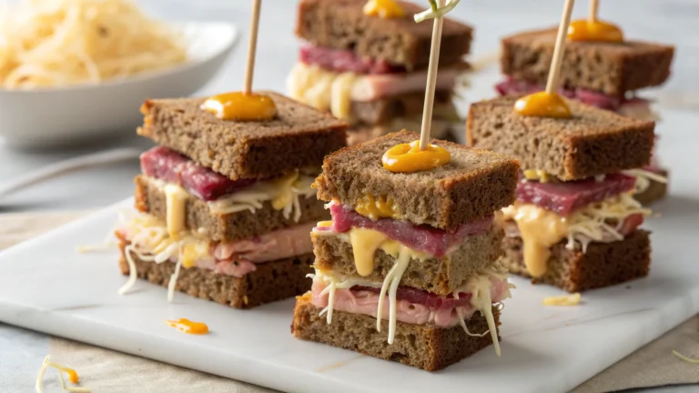 Mini Reuben Sandwich Skewers: Bite-Size Deli Glory
