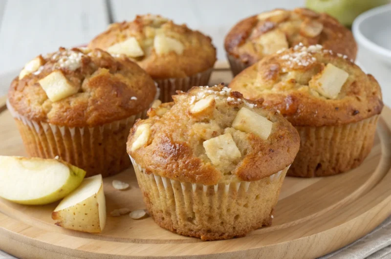 Whole Wheat Apple Muffins That Taste Like a Cozy Hug