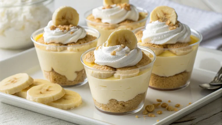 Quick Banana Pudding Cups: 10-Minute Bliss in a Jar