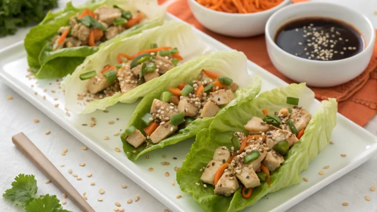 Asian-Style Chicken Lettuce Wraps You’ll Crave on Repeat