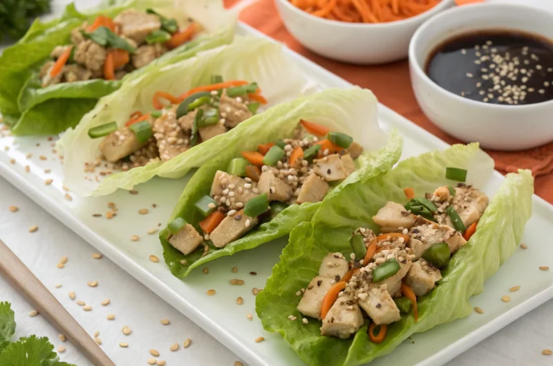 Asian-Style Chicken Lettuce Wraps You’ll Crave on Repeat