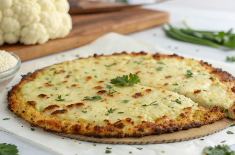 Cauliflower Pizza Crust That Actually Gets Crispy
