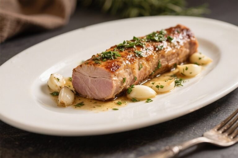 Garlic Herb Pork Tenderloin – Simple, Juicy, and Full of Flavor
