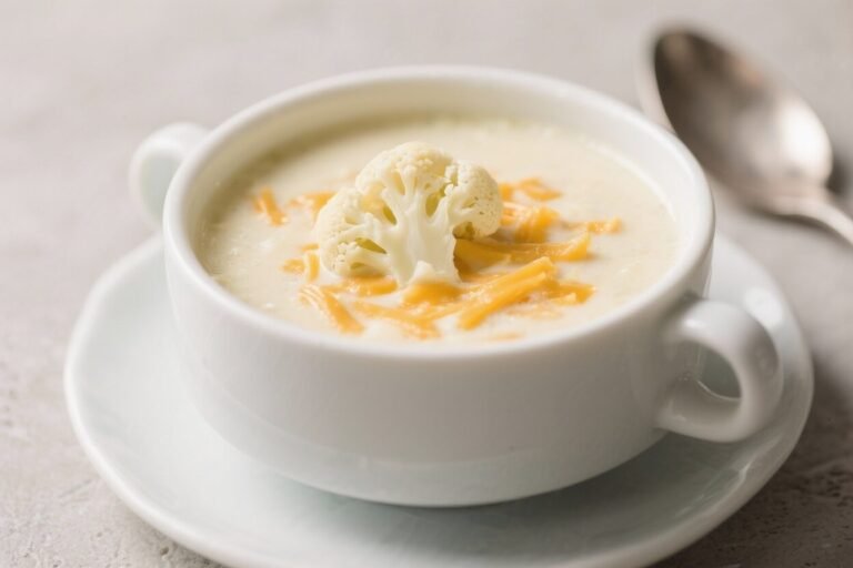 Creamy Cauliflower Cheese Soup – Cozy, Velvety, and Comforting