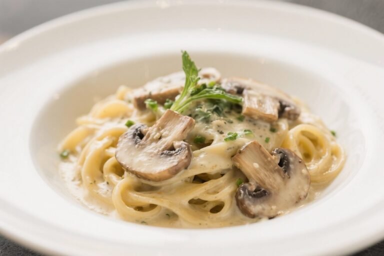 Creamy Mushroom Carbonara – A Comforting, Weeknight-Friendly Pasta