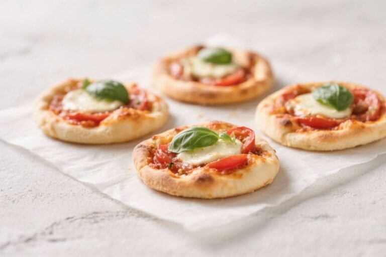 Mini Margherita Pizzas for Kids – Simple, Fresh, and Fun
