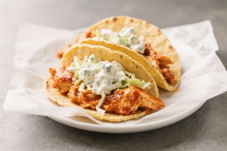 Spicy Buffalo Chicken Tacos With Ranch Slaw – A Zesty, Crowd-Pleasing Weeknight Winner