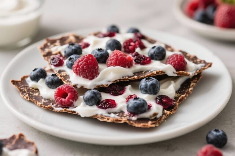 Greek Yogurt Berry Bark – A Light, Crunchy Sweet Treat