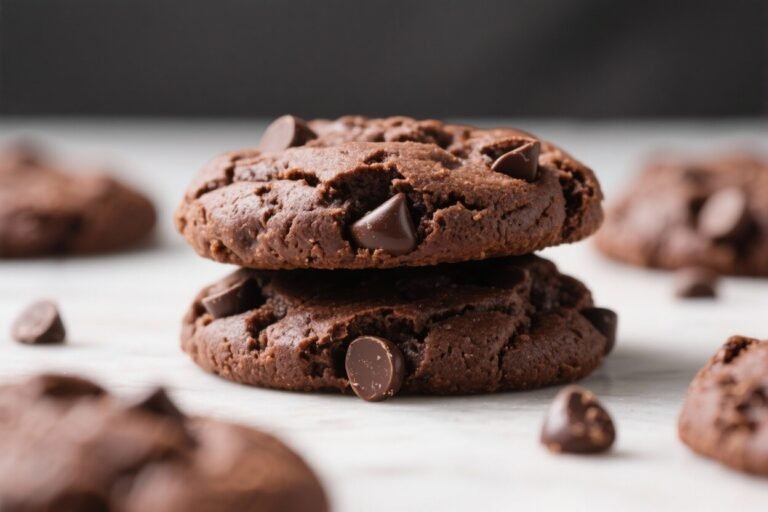 Chewy Double Chocolate Chip Cookies – Rich, Fudgy, and Easy to Make