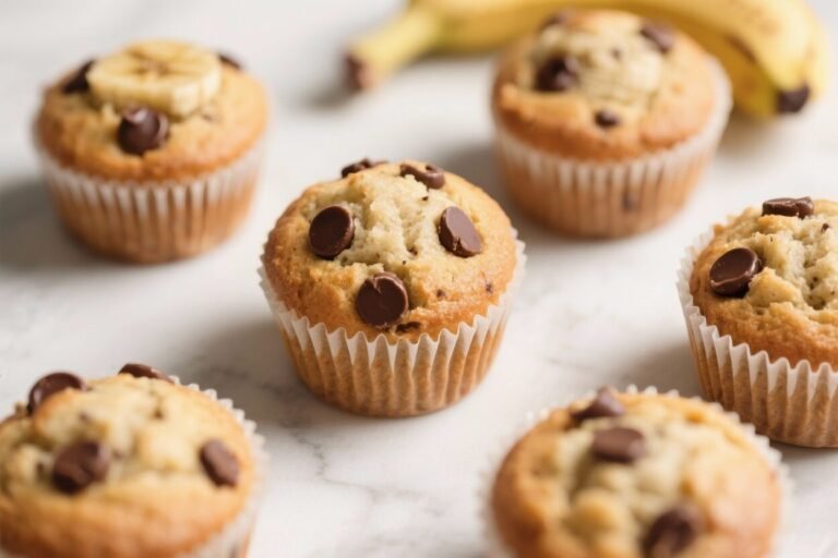 Banana Muffins With Chocolate Chips – Soft, Sweet, and Easy