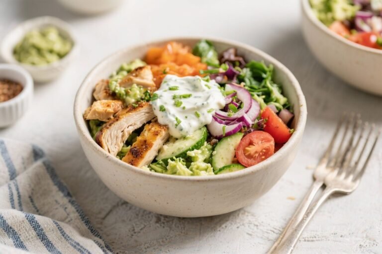 Greek Chicken Power Bowls With Tzatziki – Fresh, Satisfying, and Easy