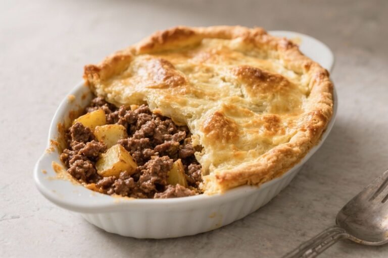 Minced Beef And Potato Cobbler – A Cozy, One-Pan Comfort Classic