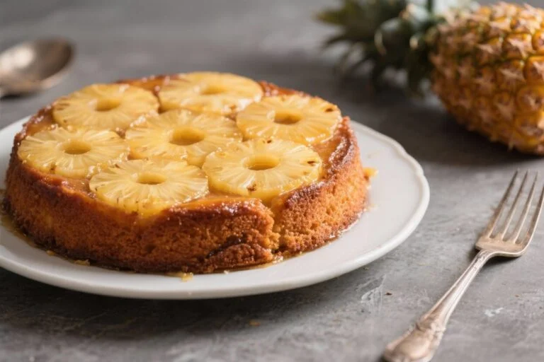 Classic Pineapple Upside Down Cake – A Caramelized, Retro Favorite