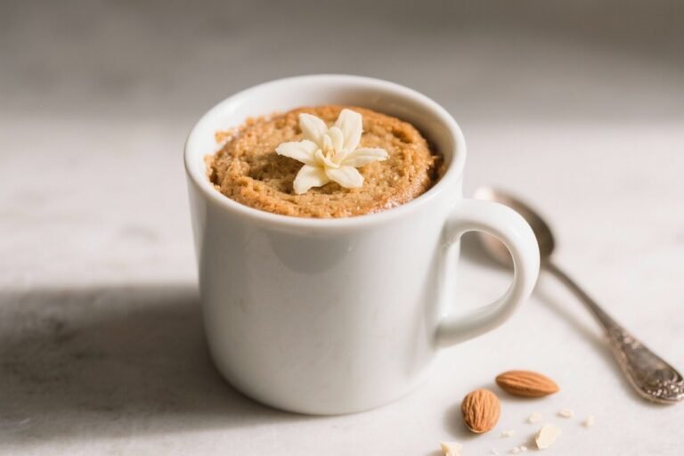 Vanilla Almond Keto Mug Cake – A Warm, Quick Treat