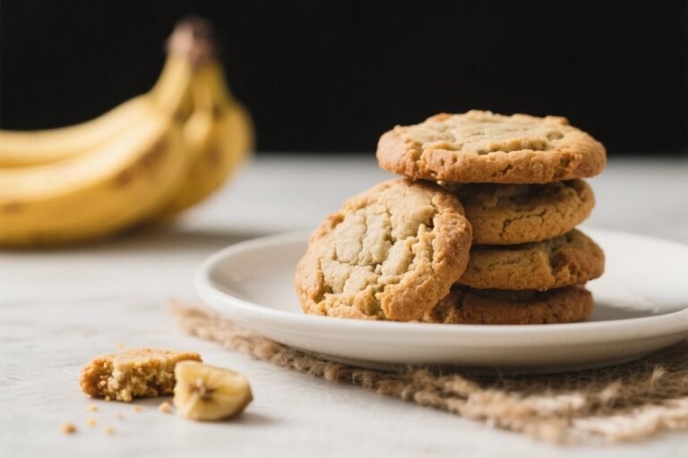 Healthy Vegan Banana Cookies – Soft, Simple, and Naturally Sweet