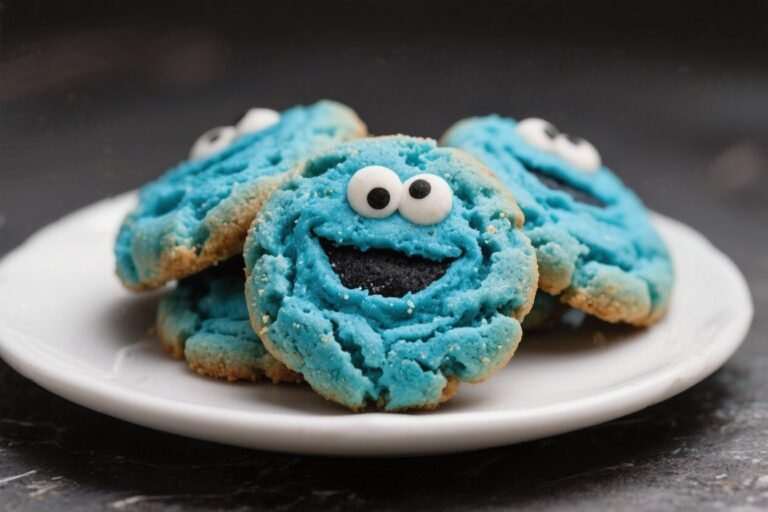 Cookie Monster Cookies (Blue Fun Cookies) – Bright, Chunky, and Irresistible