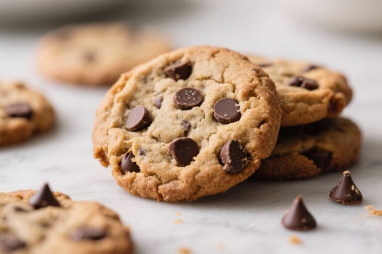 Chewy Vegan Chocolate Chip Cookies – Soft, Gooey, and Easy