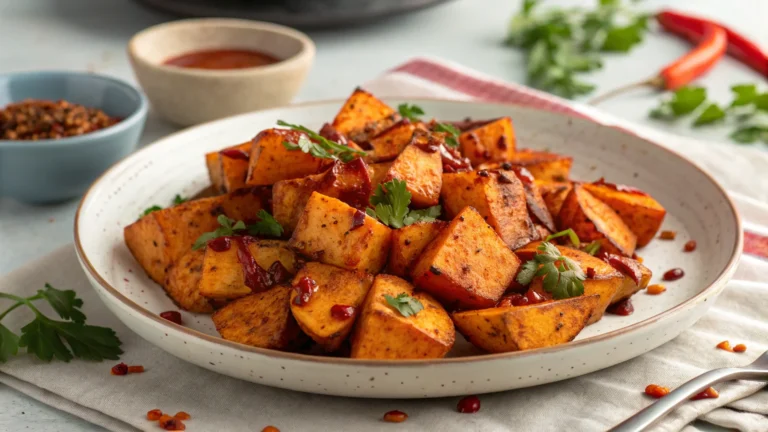 Spicy Chili Roasted Sweet Potatoes That Steal the Show