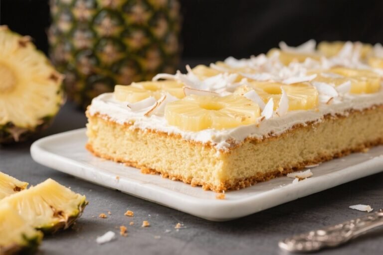 Pineapple Coconut Sheet Cake – Bright, Moist, and Easy