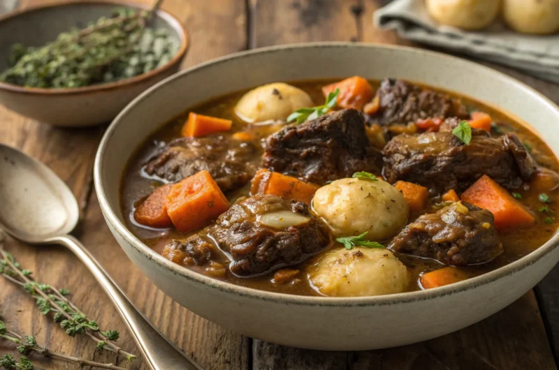 Traditional Jamaican Oxtail Stew: Rich, Sticky, Unreal Flavor