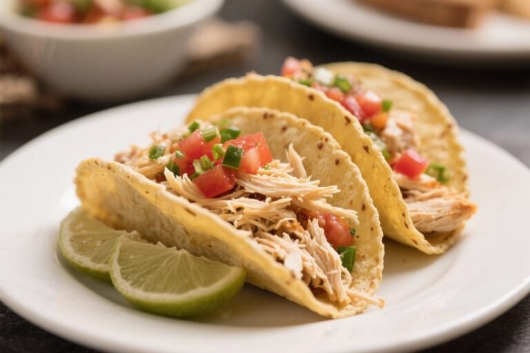 Shredded Salsa Chicken Tacos – Easy, Flavor-Packed Weeknight Favorite