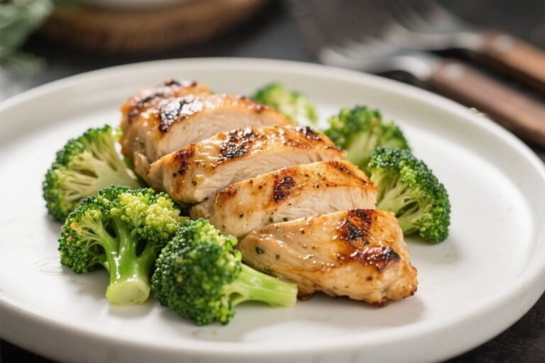 Grilled Chicken With Steamed Broccoli – A Simple, Healthy Weeknight Favorite