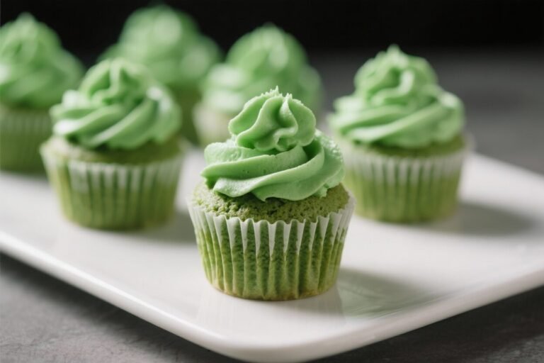 Green Velvet Cupcakes – Soft, Vibrant, and Perfectly Tangy