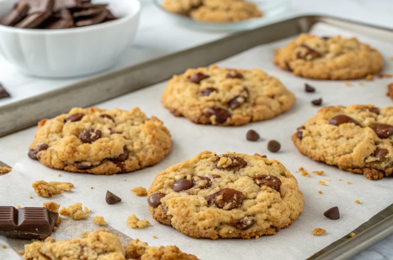 Copycat Crumble Chocolate Chip Cookies: Bakery-Size, Zero Regrets