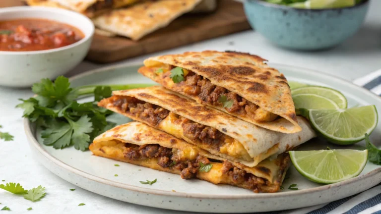Spicy Lamb Mince Quesadillas: Melty Heat, Street-Taco Energy