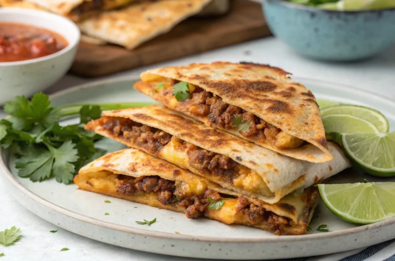 Spicy Lamb Mince Quesadillas: Melty Heat, Street-Taco Energy
