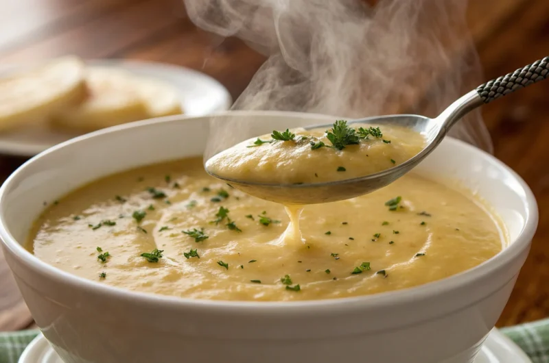 Creamy Potato Garlic Soup That Slaps on Cold Nights