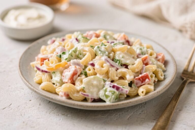 Creamy Deli-Style Macaroni Salad – A Cool, Comforting Classic