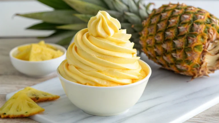 Classic Pineapple Dole Whip: Sunshine in a Spoon
