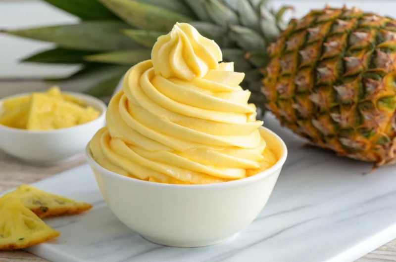 Classic Pineapple Dole Whip: Sunshine in a Spoon