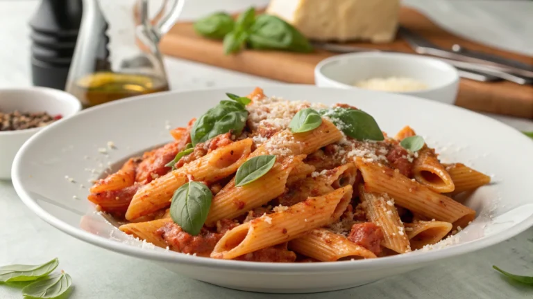 Creamy Tomato Basil Penne That Beats Takeout Tonight