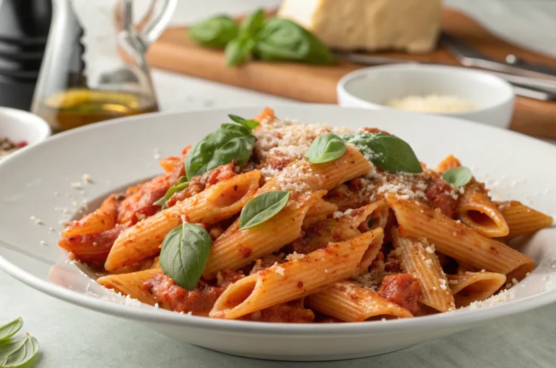 Creamy Tomato Basil Penne That Beats Takeout Tonight
