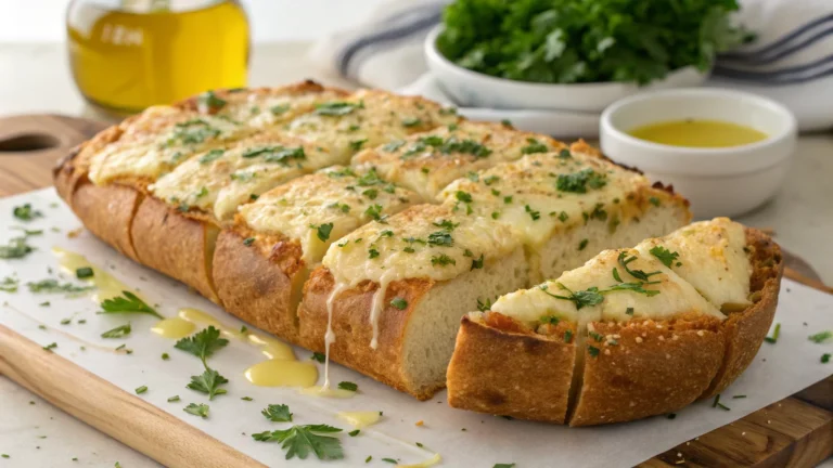 Cheesy Garlic Bread That Steals the Show (Every Single Time.)