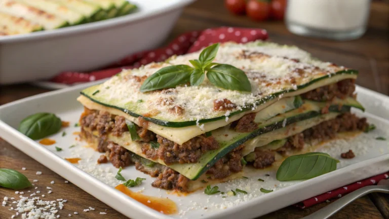 Low-Carb Zucchini Beef Lasagna That Beats the Real Thing